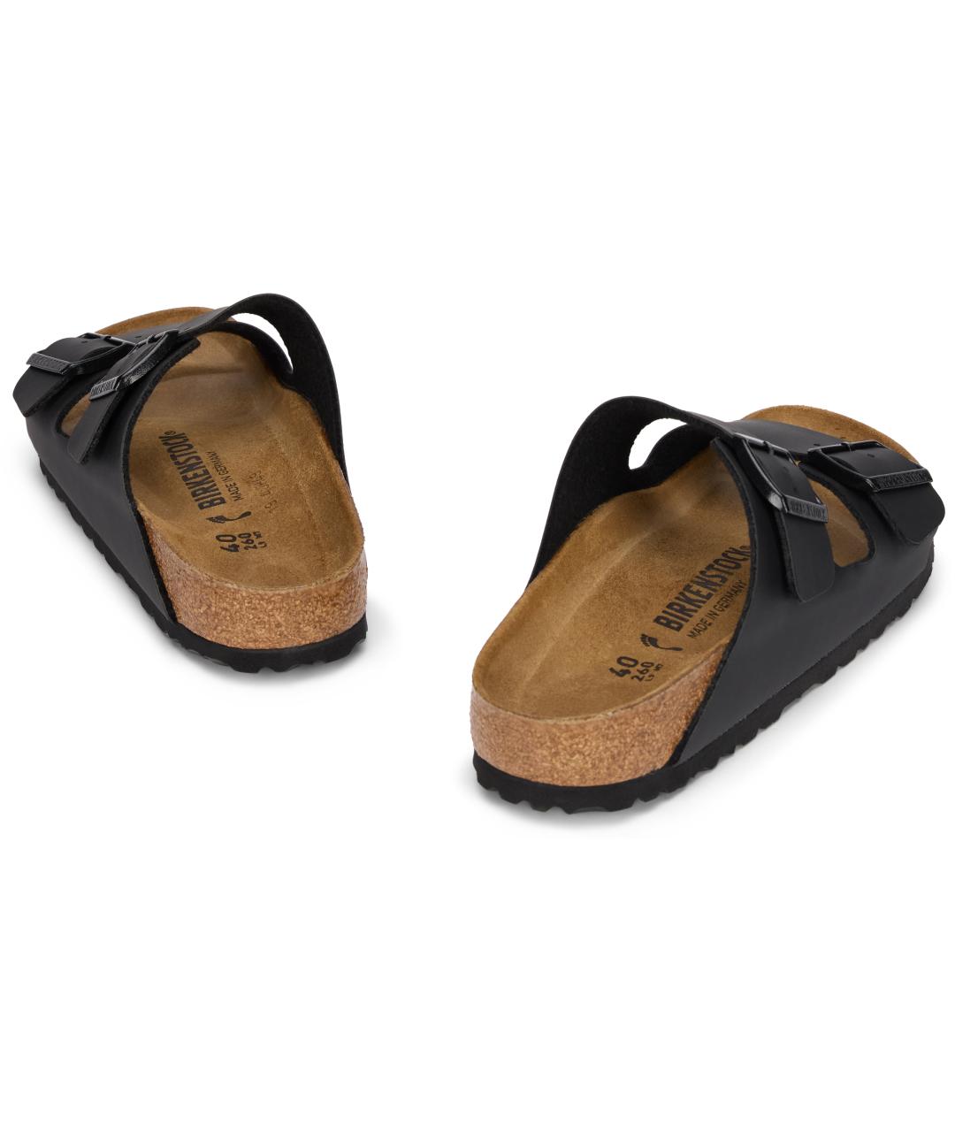 BIRKENSTOCK Черные кожаные сандалии, фото 3