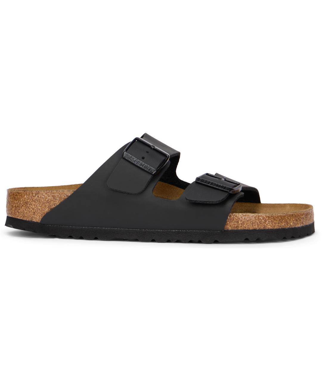 BIRKENSTOCK Черные кожаные сандалии, фото 1