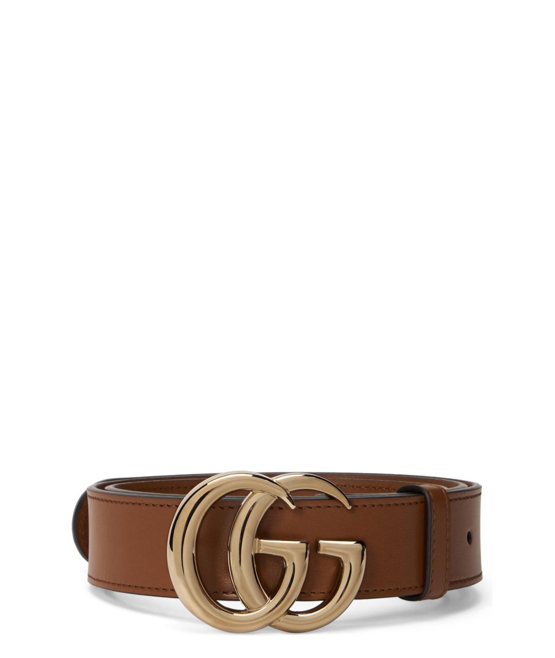 GUCCI Коричневый кожаный ремень, фото 1