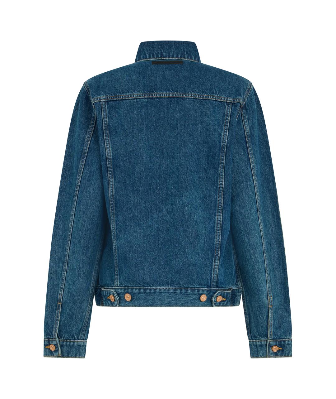 7 FOR ALL MANKIND Синяя хлопковая куртка, фото 2
