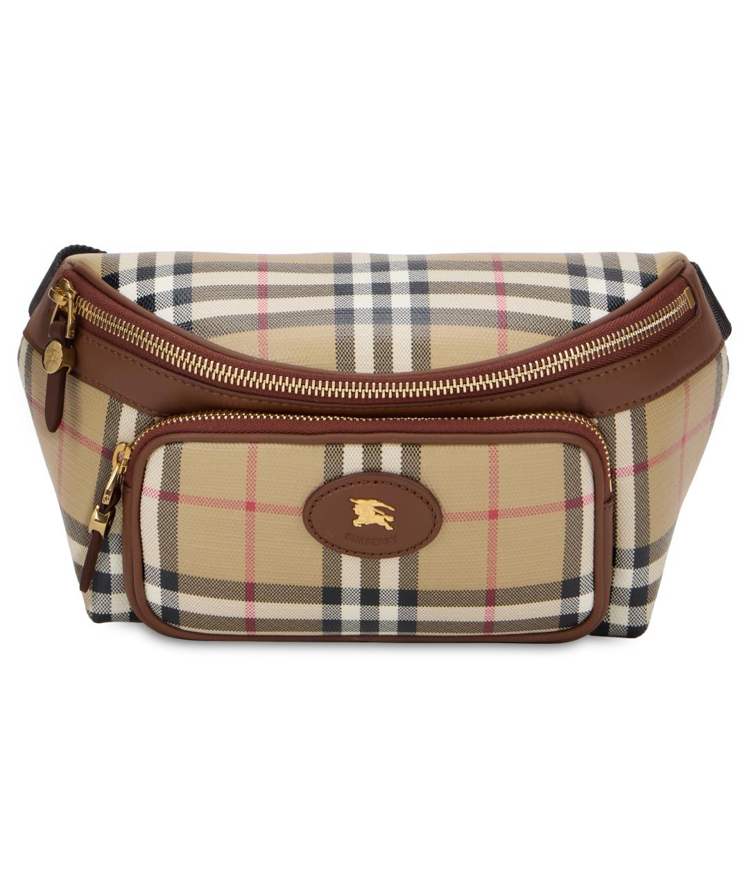 BURBERRY Бежевая поясная сумка, фото 1