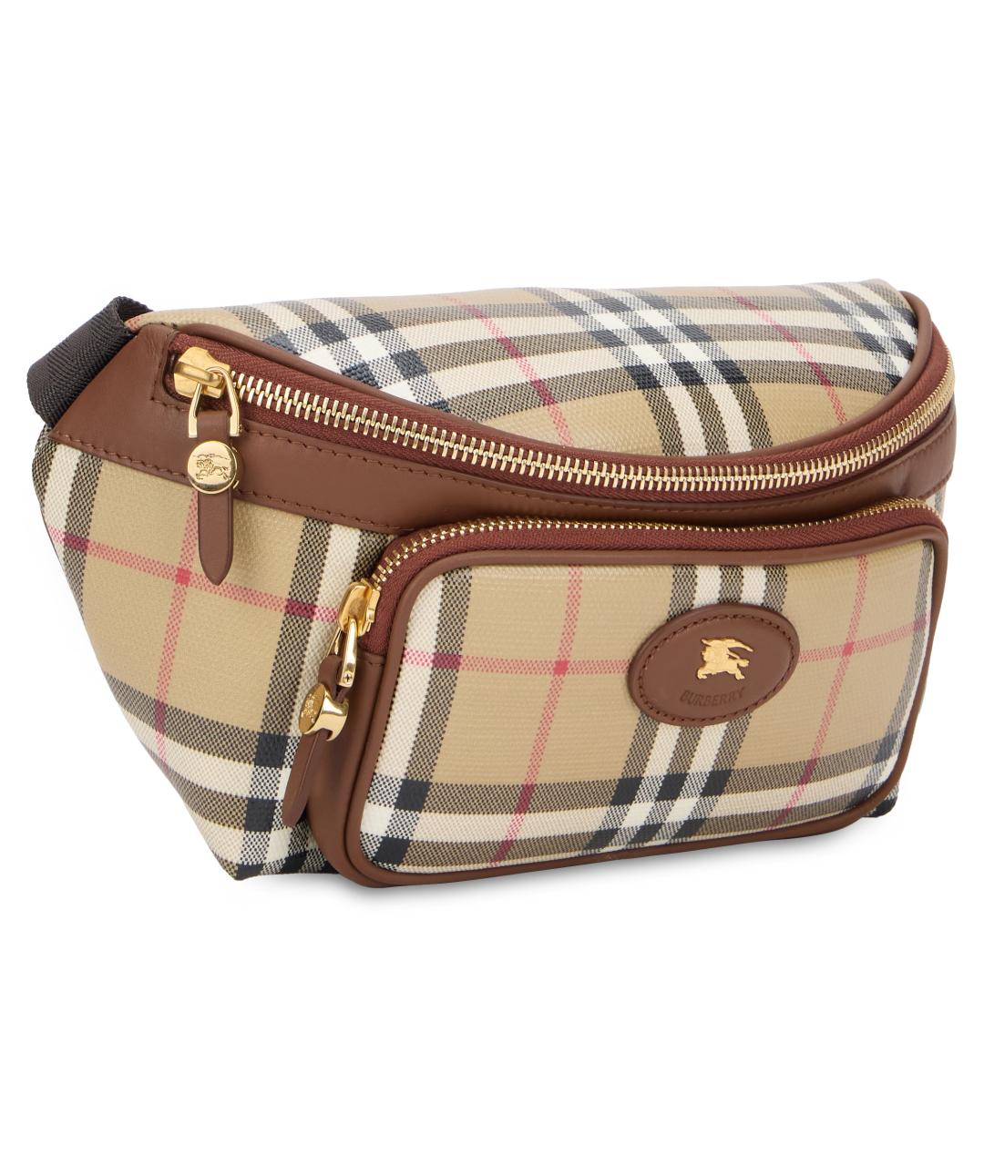BURBERRY Бежевая поясная сумка, фото 2