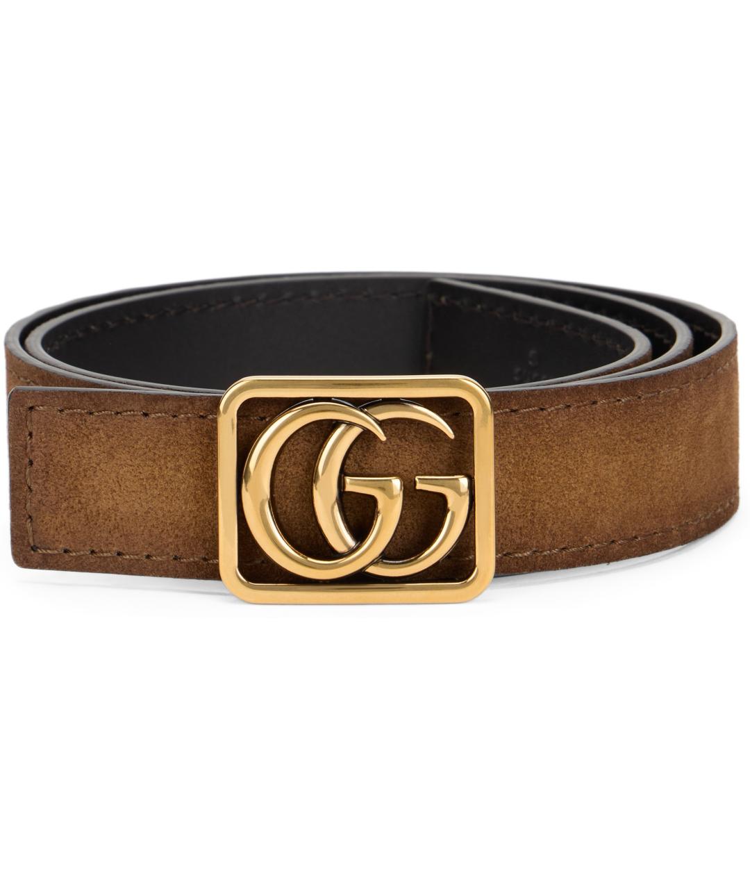 GUCCI Коричневый кожаный ремень, фото 2