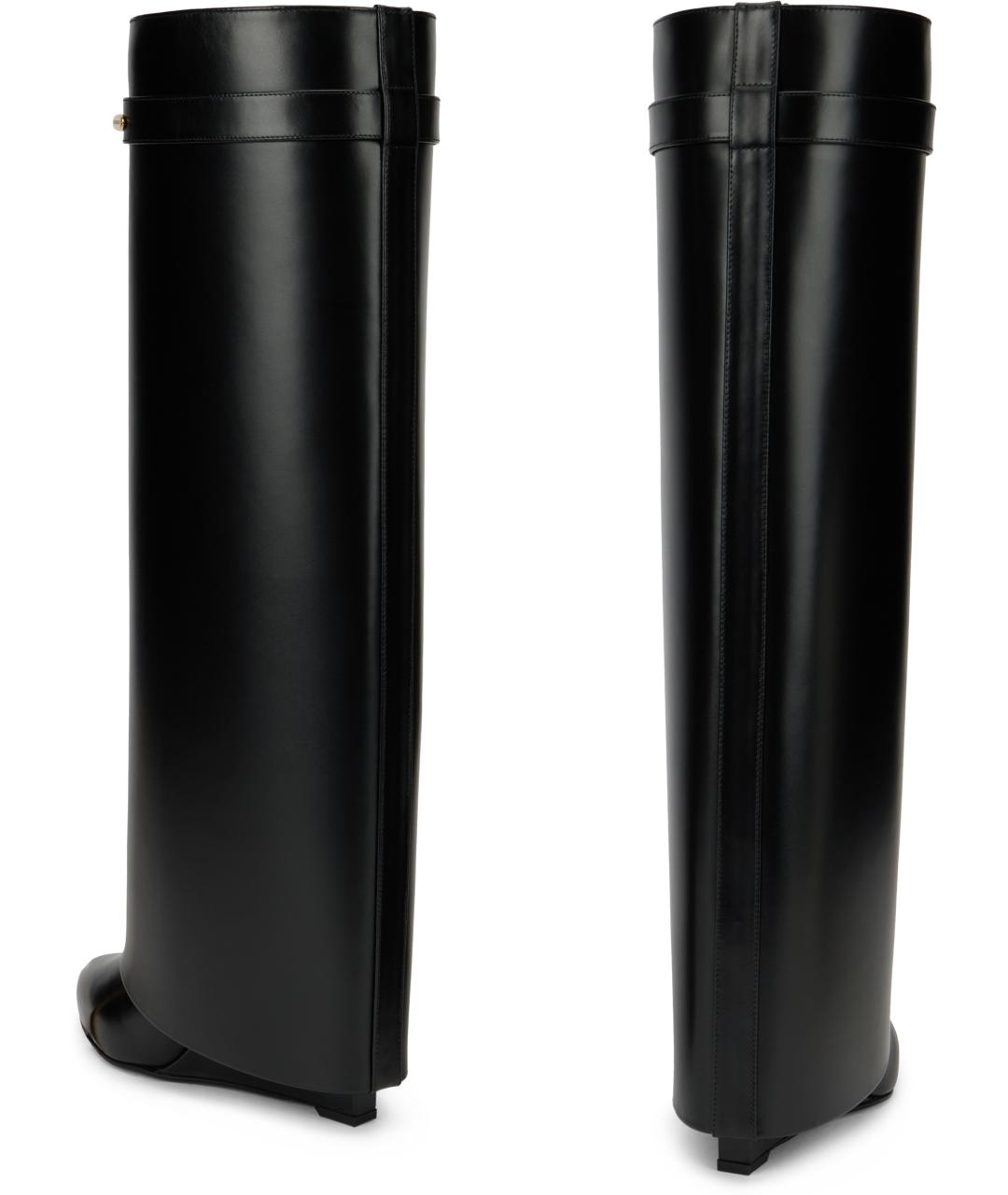 GIVENCHY Черные кожаные сапоги, фото 3