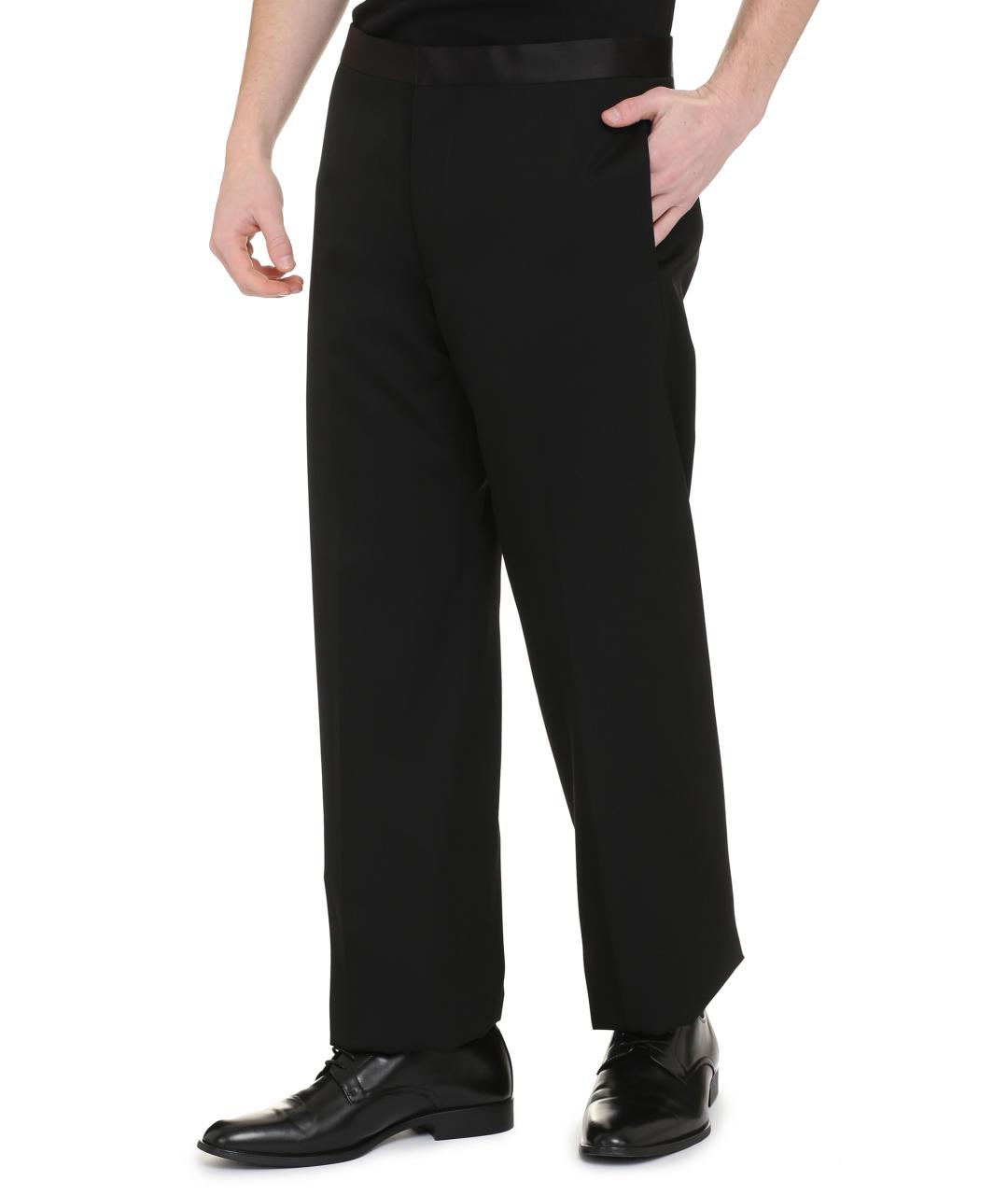 GIVENCHY Черные шерстяные классические брюки, фото 3