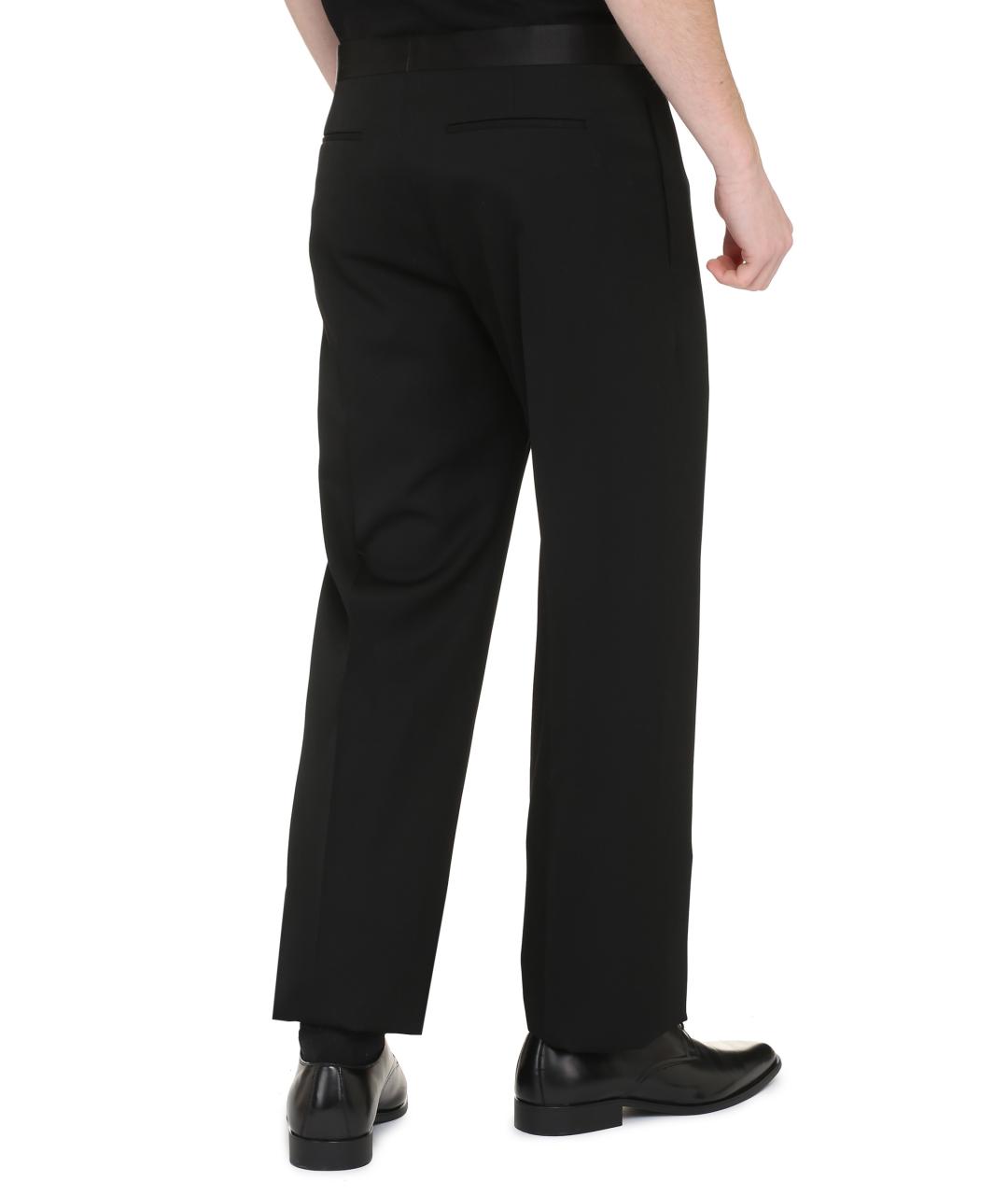 GIVENCHY Черные шерстяные классические брюки, фото 4