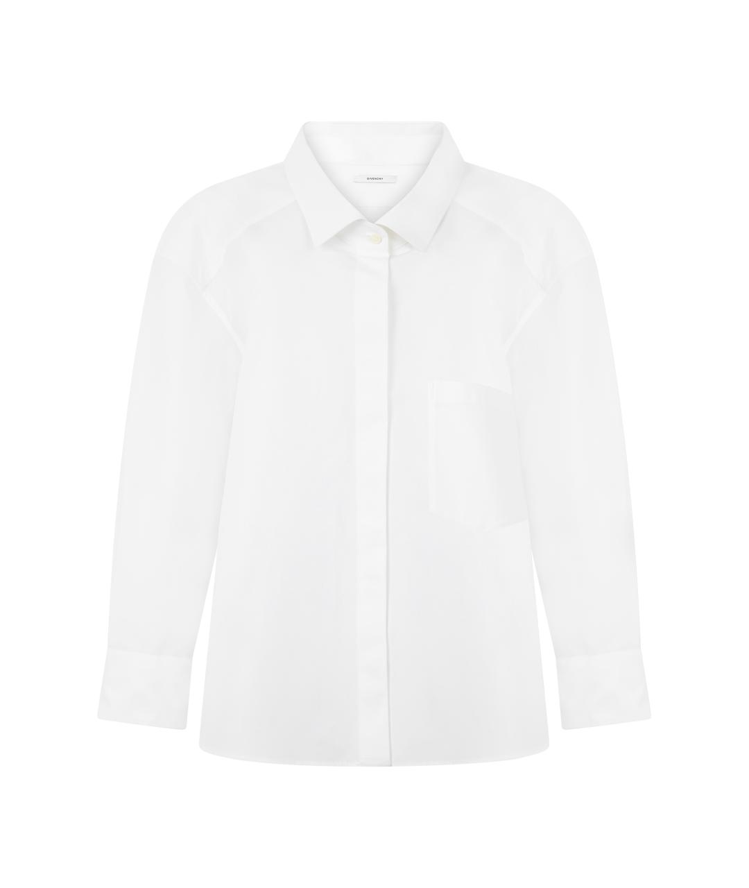 GIVENCHY Белая хлопковая рубашка, фото 1
