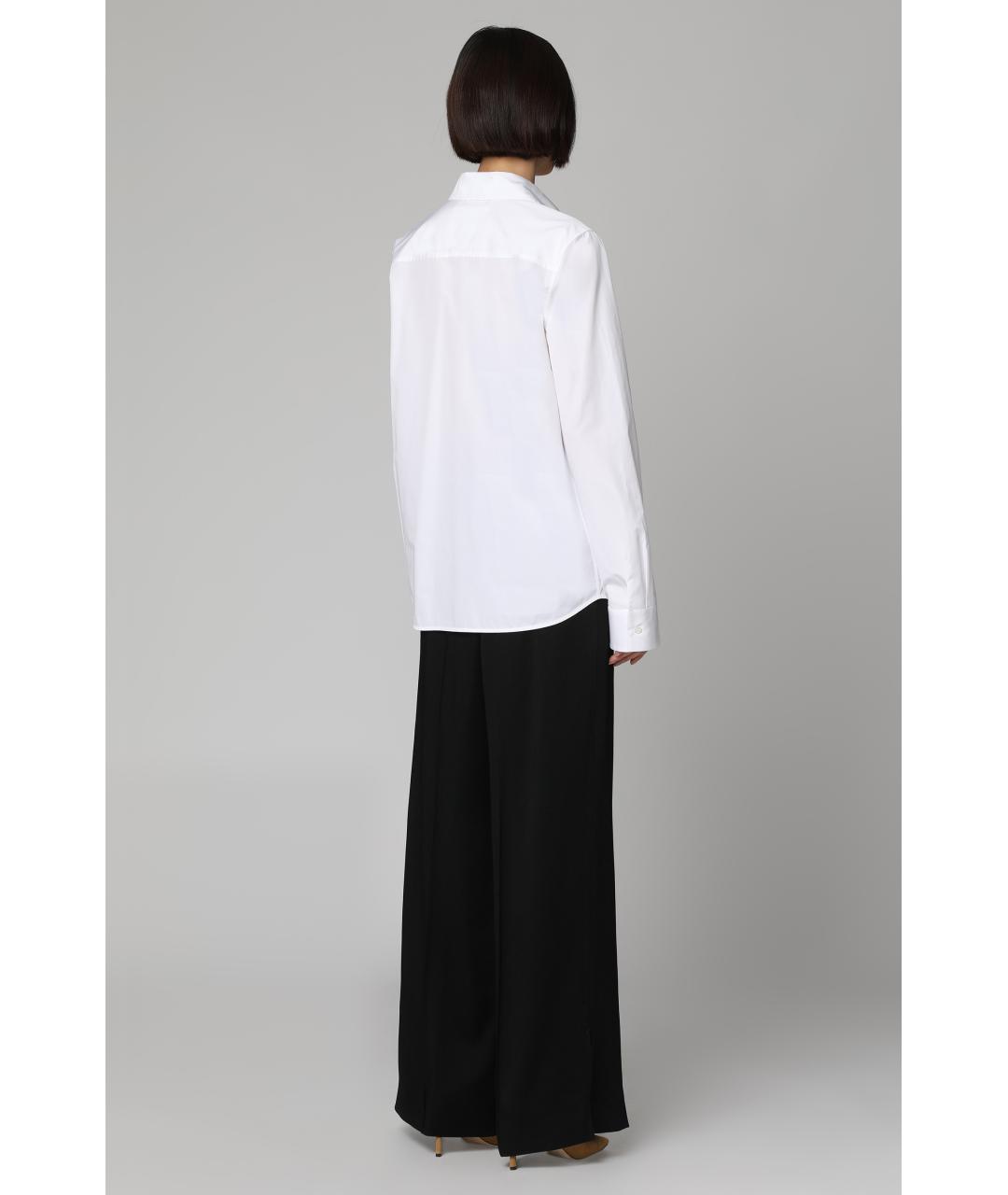 JIL SANDER Белая хлопковая рубашка, фото 4