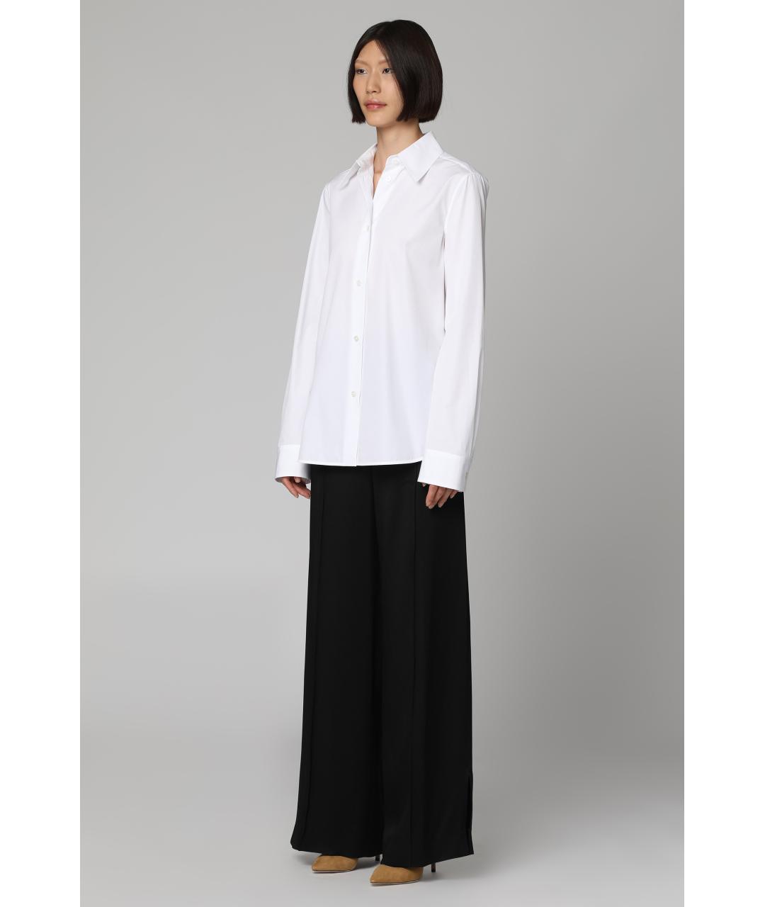 JIL SANDER Белая хлопковая рубашка, фото 3