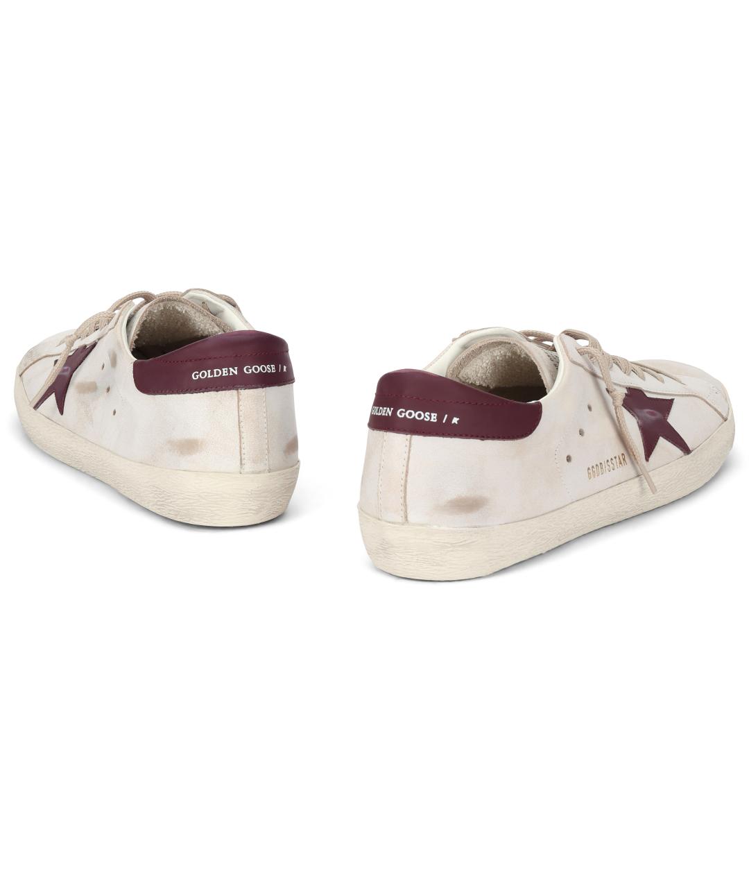GOLDEN GOOSE Мульти кожаные низкие кроссовки / кеды, фото 4