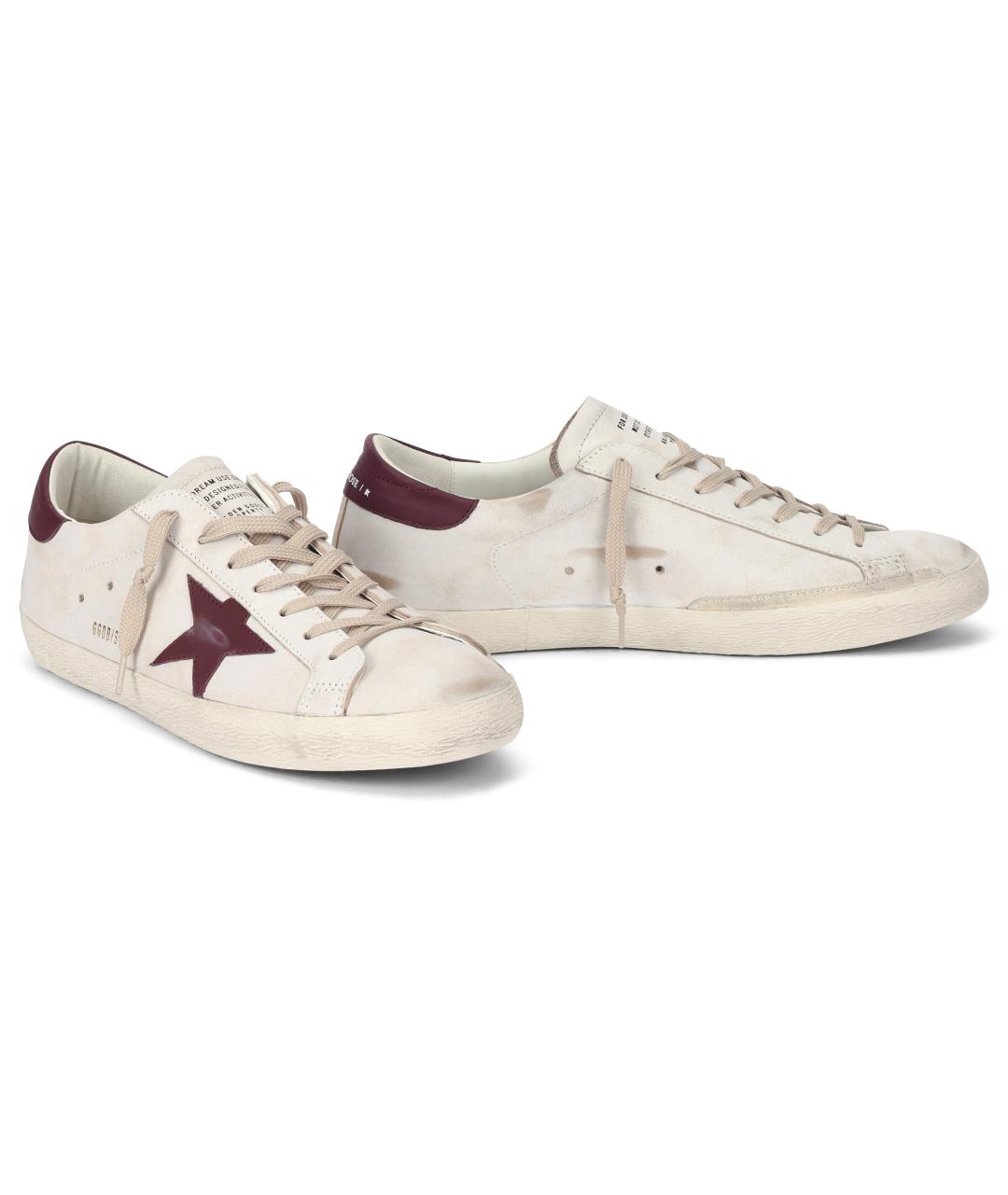 GOLDEN GOOSE Мульти кожаные низкие кроссовки / кеды, фото 3