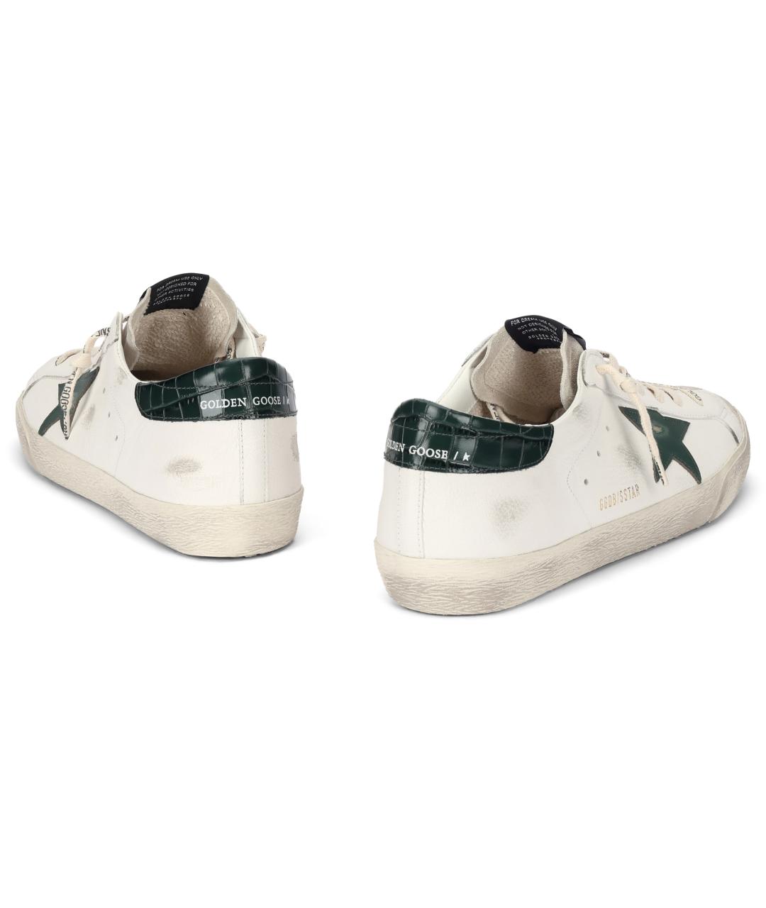GOLDEN GOOSE Мульти кожаные низкие кроссовки / кеды, фото 4