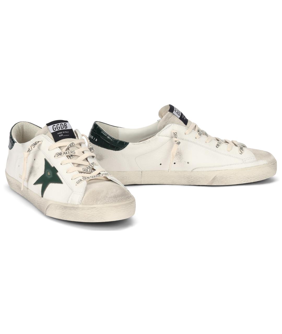 GOLDEN GOOSE Мульти кожаные низкие кроссовки / кеды, фото 3