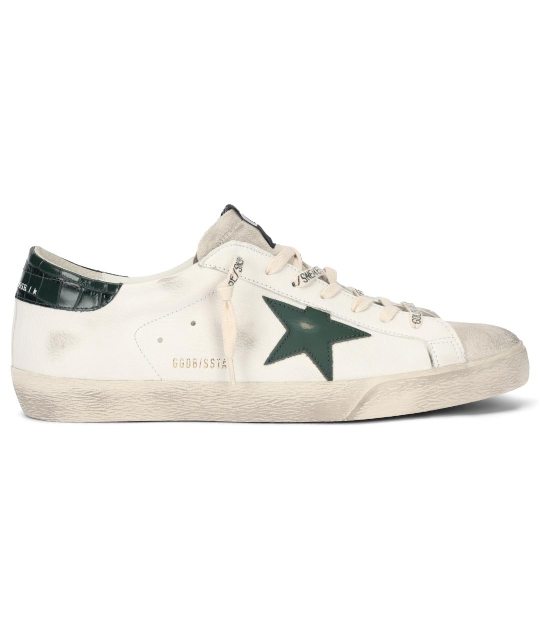GOLDEN GOOSE Мульти кожаные низкие кроссовки / кеды, фото 2
