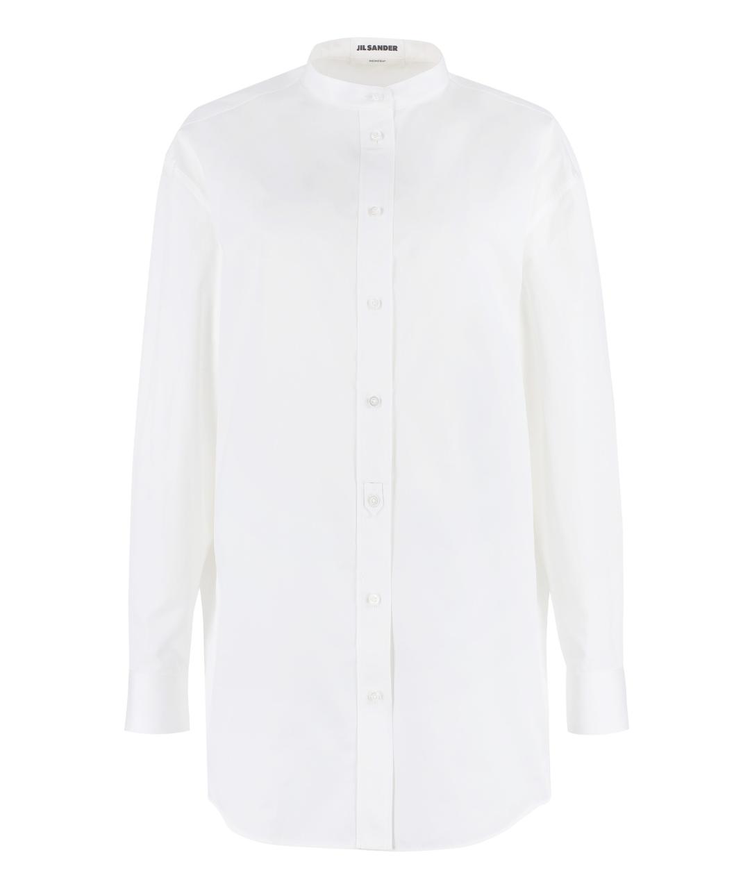 JIL SANDER Белая хлопковая рубашка, фото 1