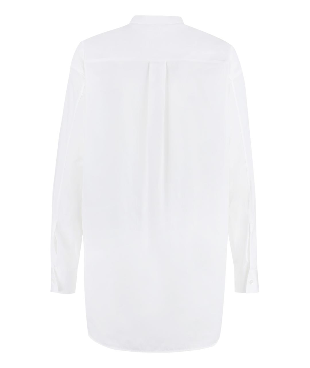 JIL SANDER Белая хлопковая рубашка, фото 2