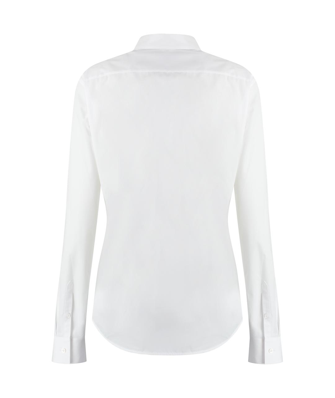 JIL SANDER Белая хлопковая рубашка, фото 2