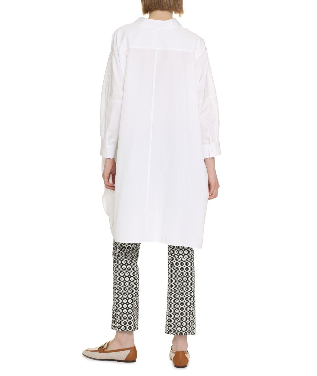 JIL SANDER Белая хлопковая рубашка, фото 4