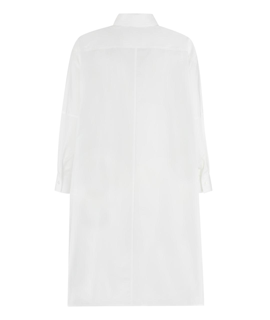 JIL SANDER Белая хлопковая рубашка, фото 2