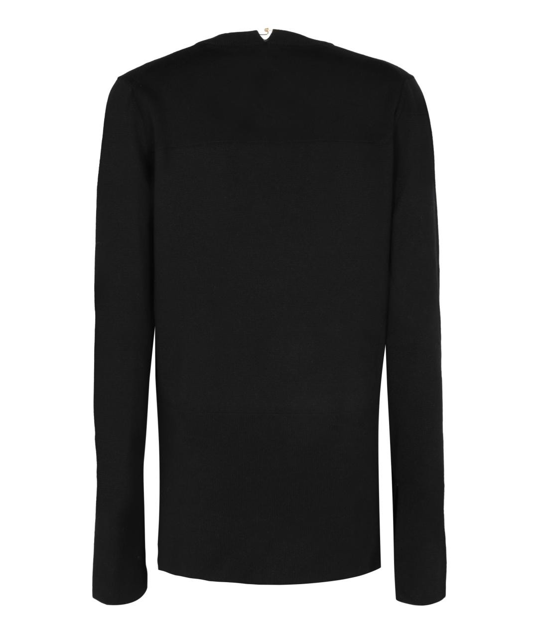 JIL SANDER Черный шерстяной джемпер / свитер, фото 2