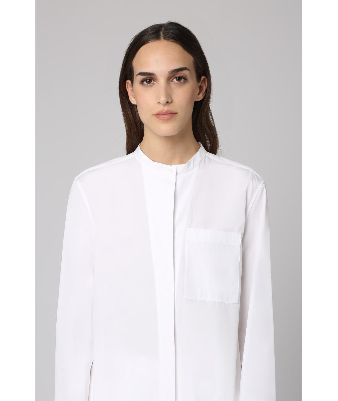 JIL SANDER Белая хлопковая рубашка, фото 5