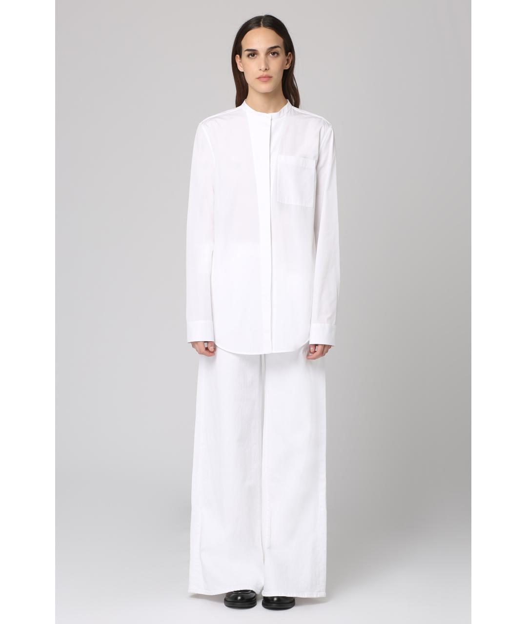 JIL SANDER Белая хлопковая рубашка, фото 3