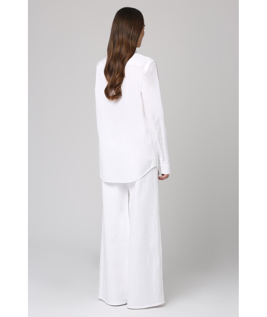 JIL SANDER Белая хлопковая рубашка, фото 4