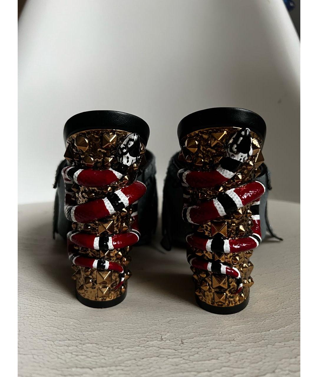 GUCCI Мульти кожаные босоножки, фото 3