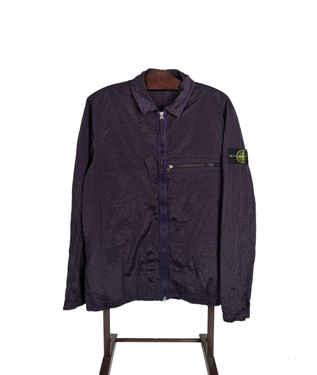 STONE ISLAND Фиолетовая нейлоновая куртка, фото 8