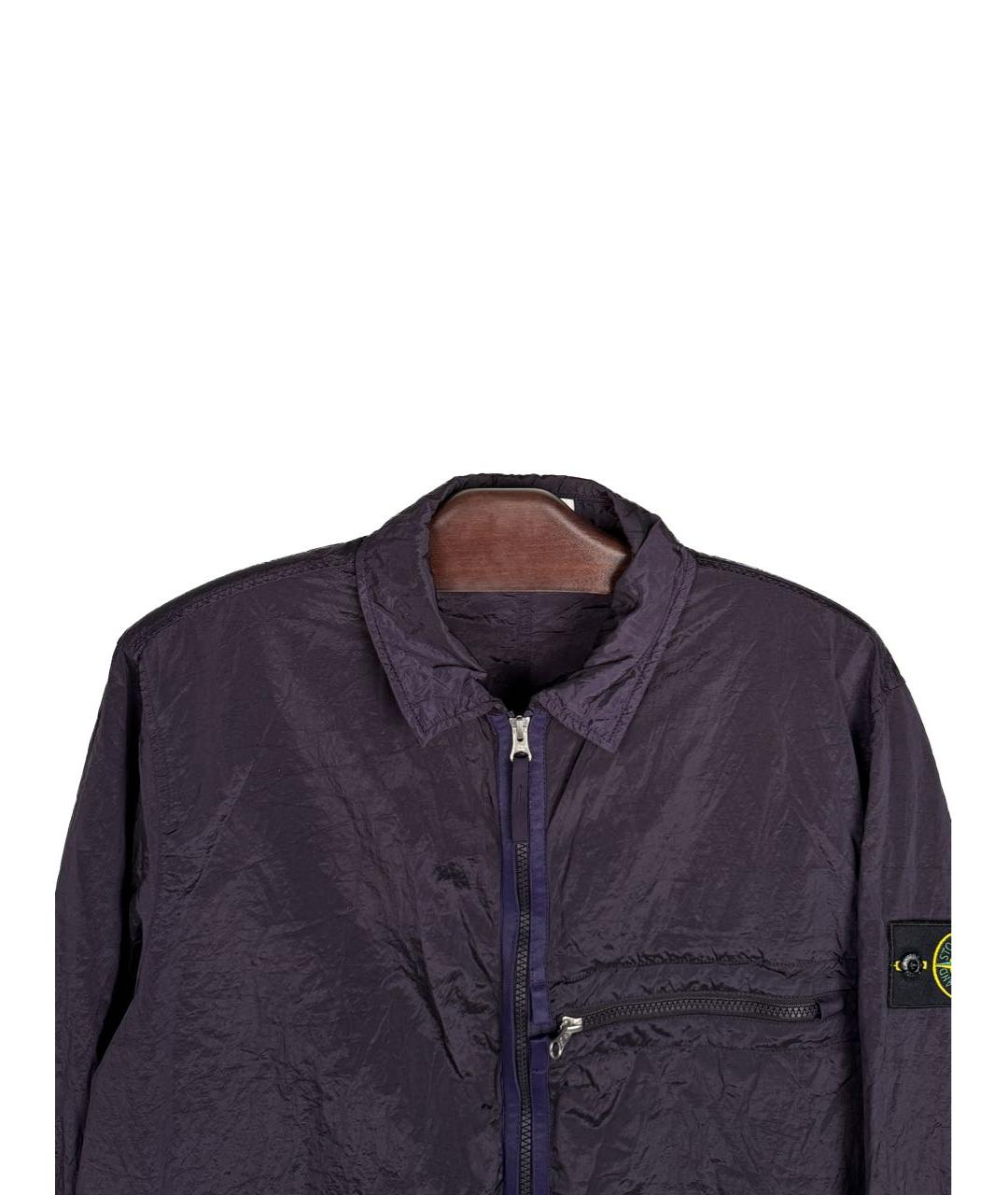 STONE ISLAND Фиолетовая нейлоновая куртка, фото 3