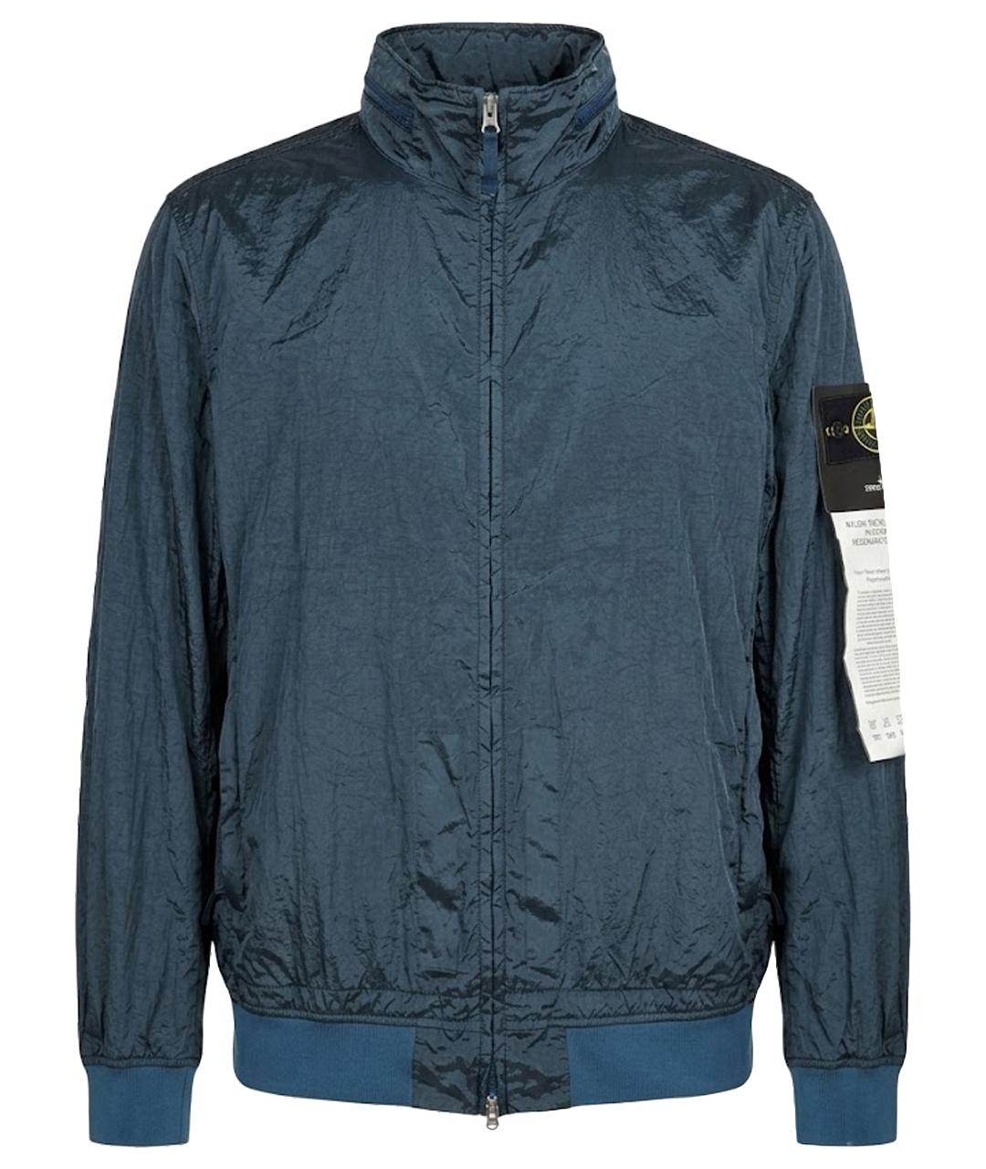 STONE ISLAND Синяя нейлоновая куртка, фото 1