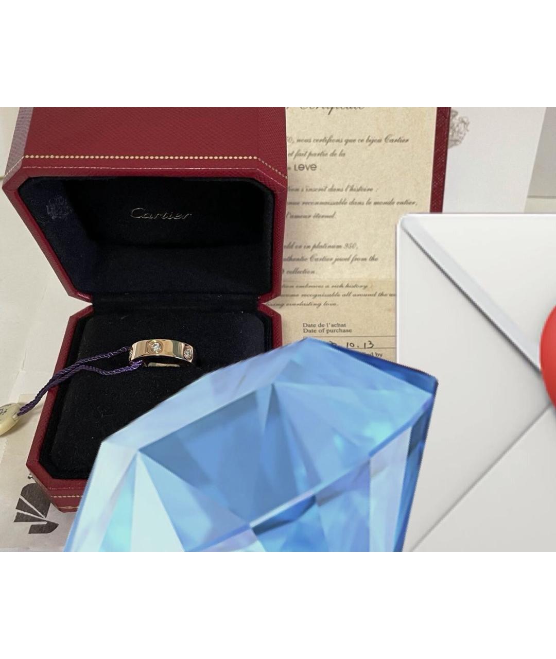 CARTIER Желтое кольцо из розового золота, фото 2