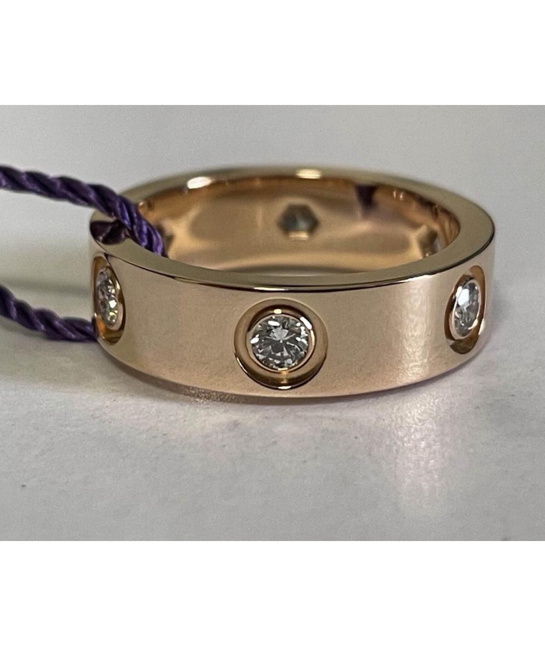 CARTIER Желтое кольцо из розового золота, фото 4