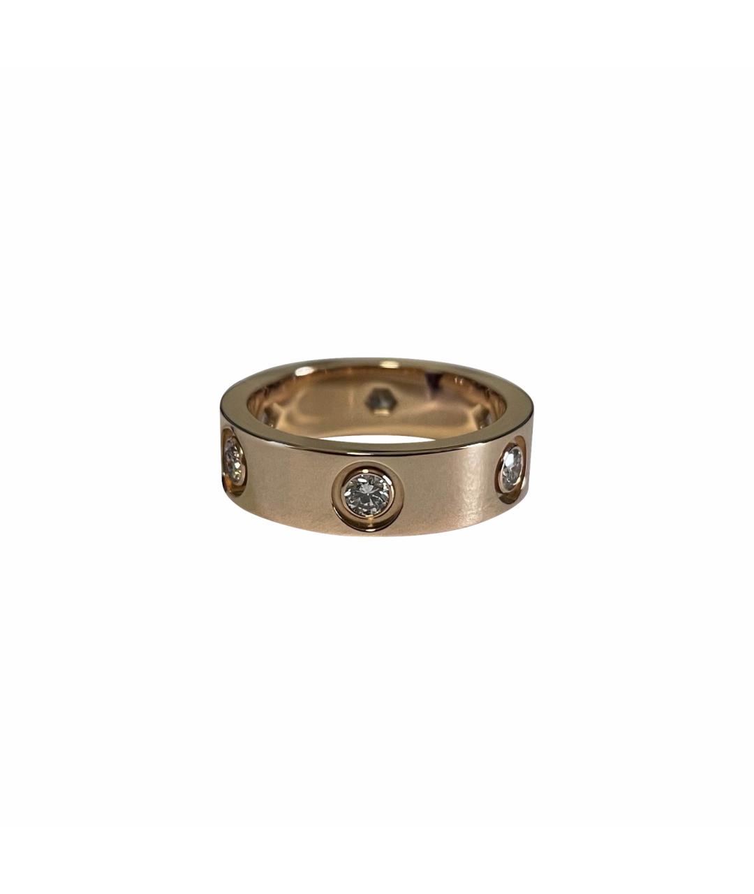 CARTIER Желтое кольцо из розового золота, фото 1