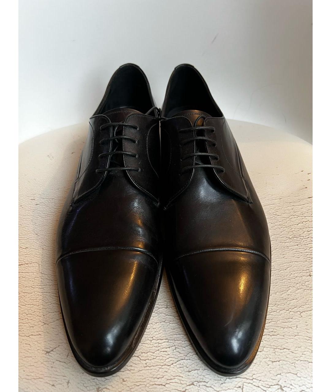 PRADA Черные кожаные туфли, фото 2