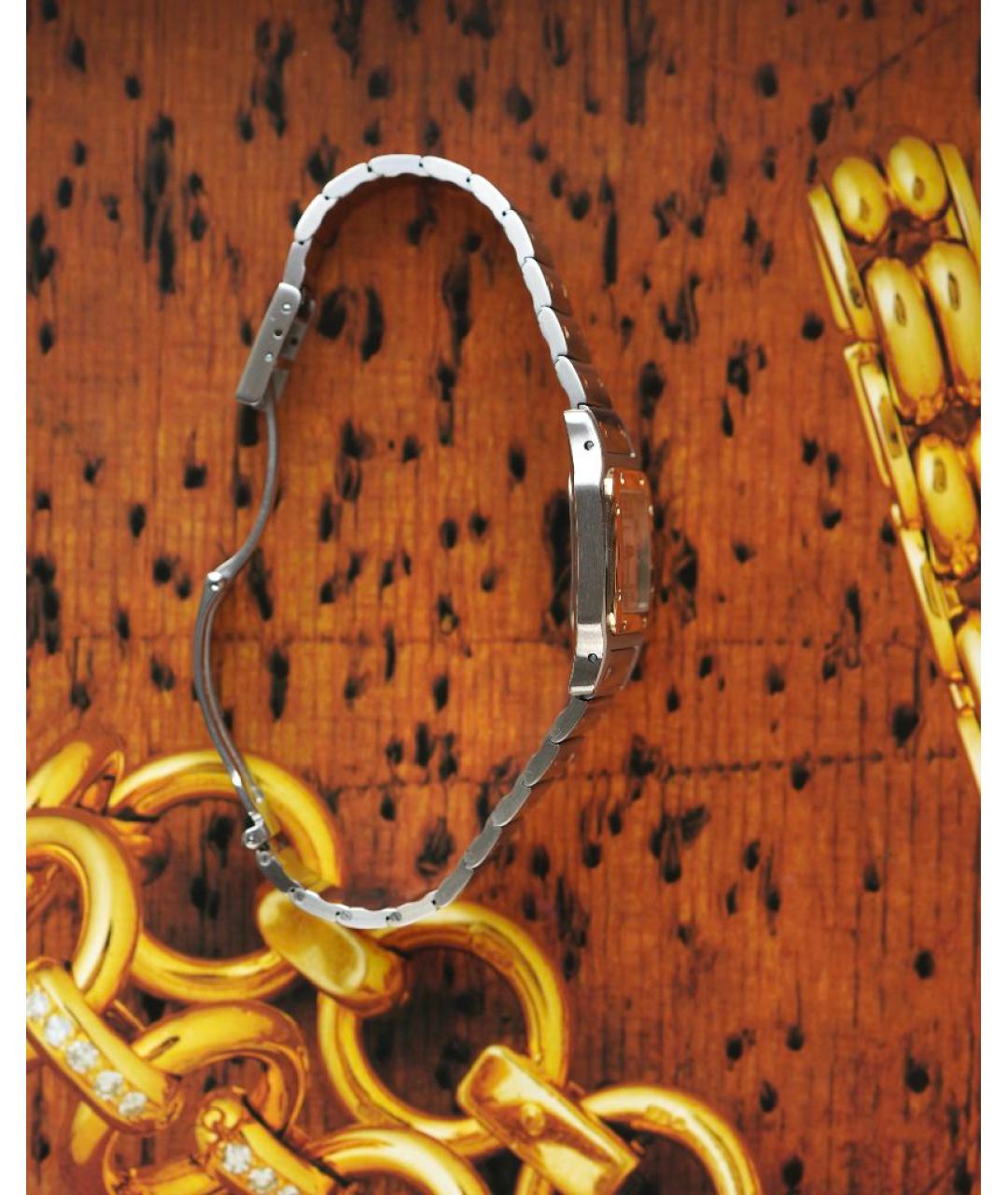 CARTIER Серебряные часы из желтого золота, фото 5