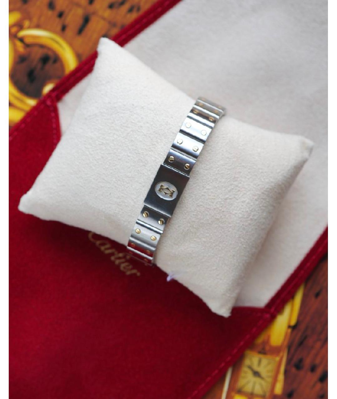 CARTIER Серебряные часы из желтого золота, фото 3
