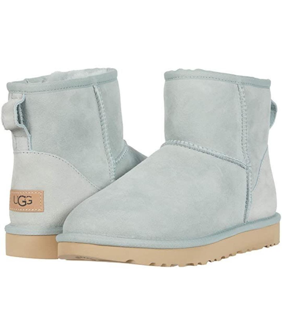 UGG Голубые замшевые ботинки, фото 2