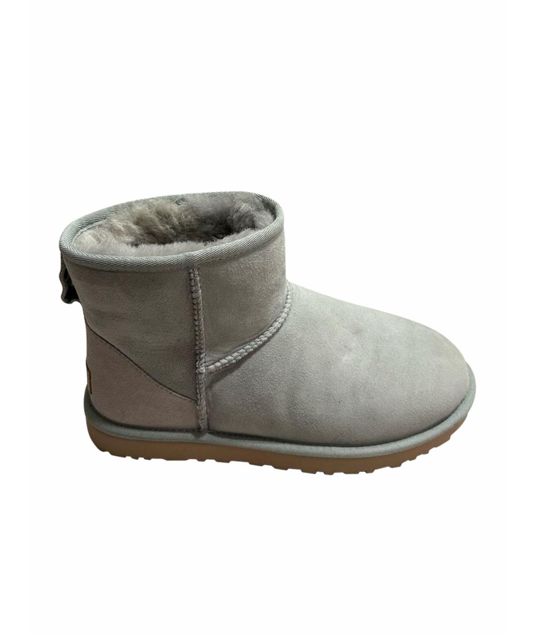 UGG Голубые замшевые ботинки, фото 1
