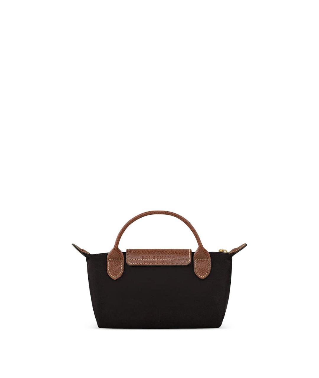 LONGCHAMP Черная нейлоновая сумка с короткими ручками, фото 4
