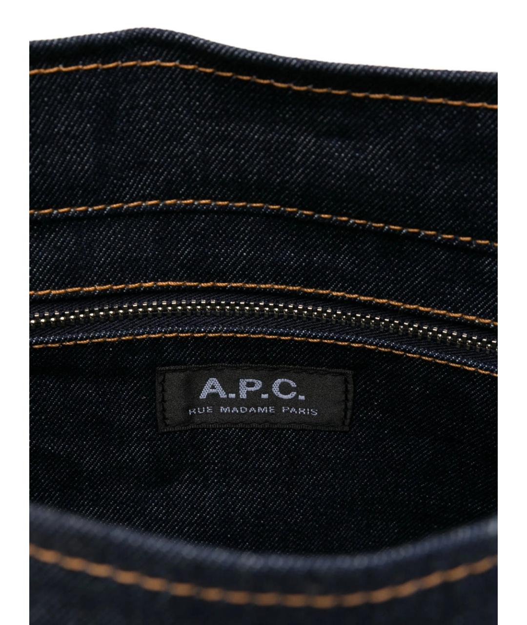 A.P.C. Мульти хлопковая сумка тоут, фото 5