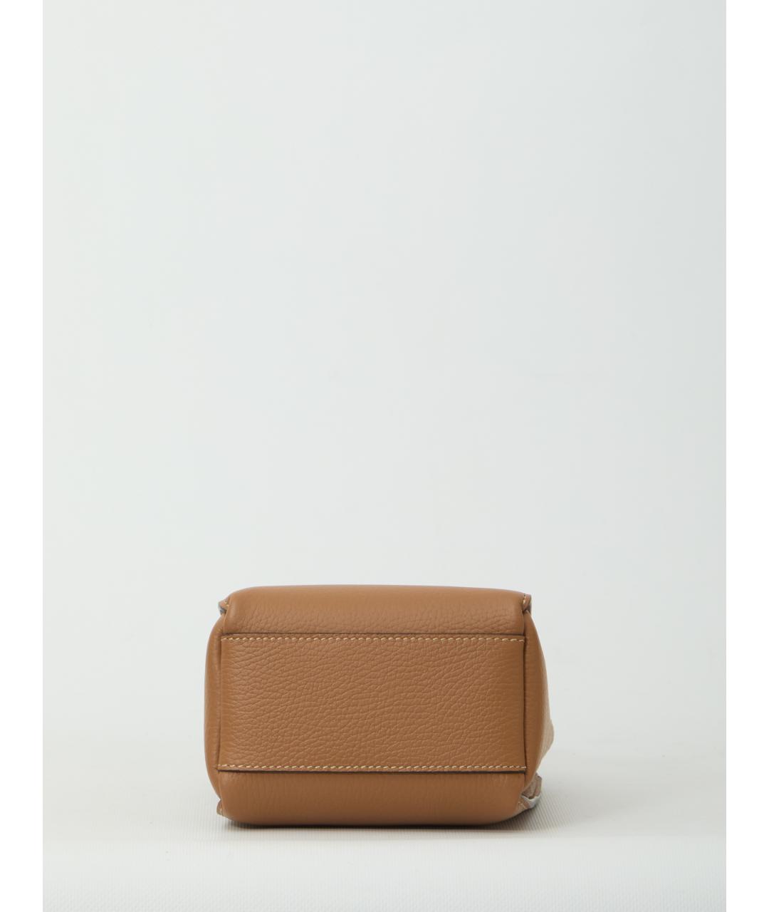 TOD'S Коричневая кожаная сумка через плечо, фото 3