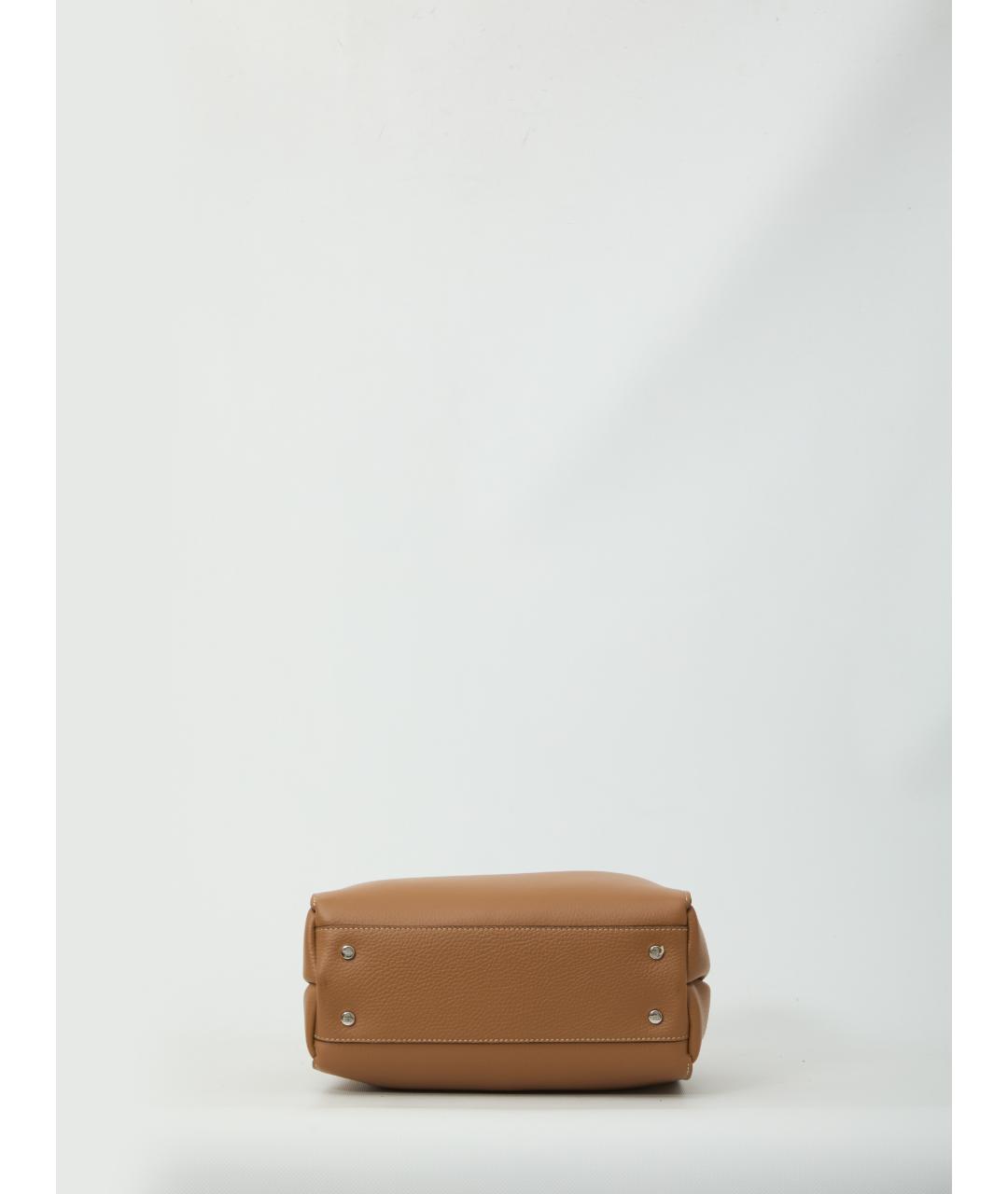 TOD'S Коричневая кожаная сумка через плечо, фото 3