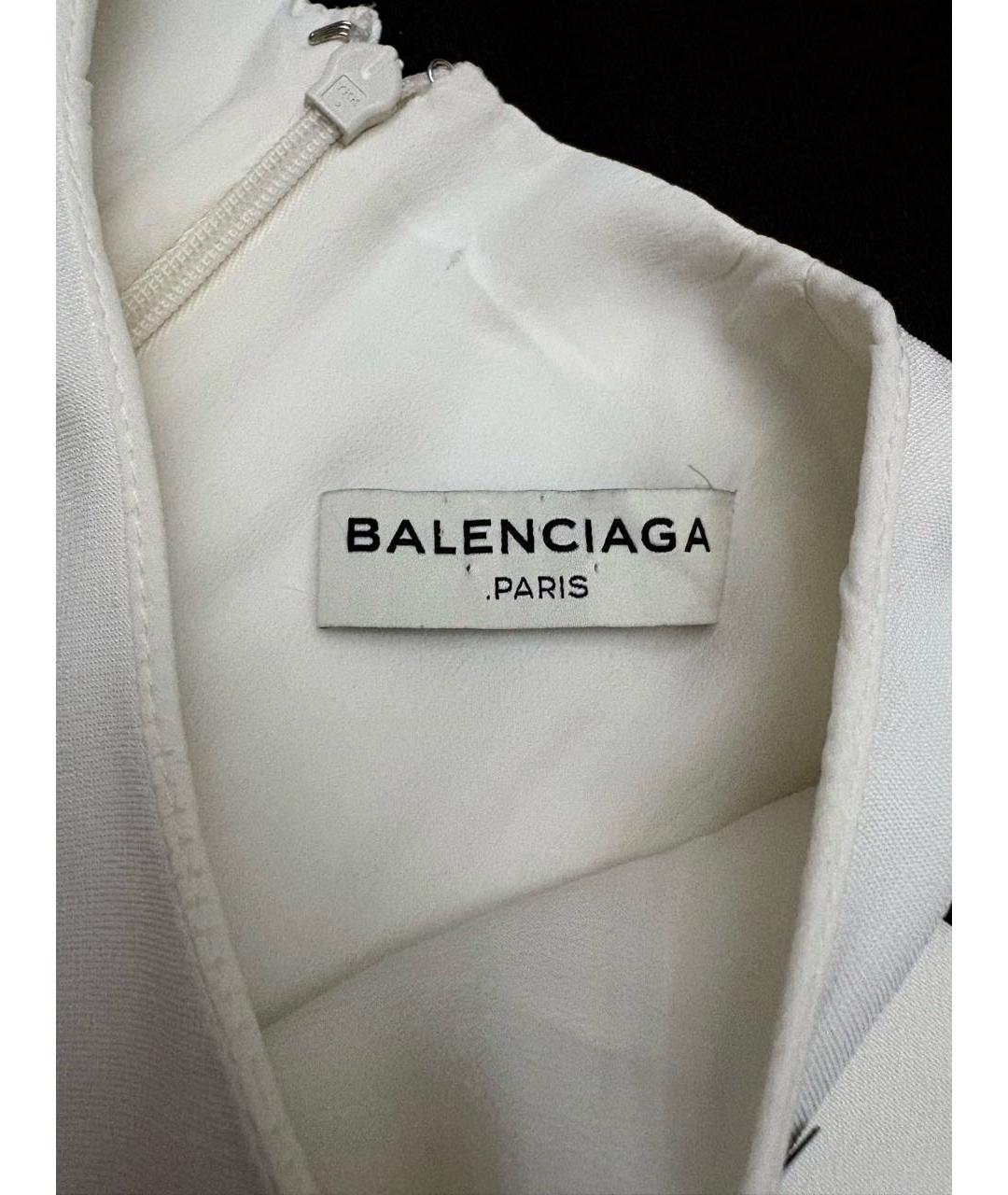 BALENCIAGA Бежевый вискозный сарафан, фото 5