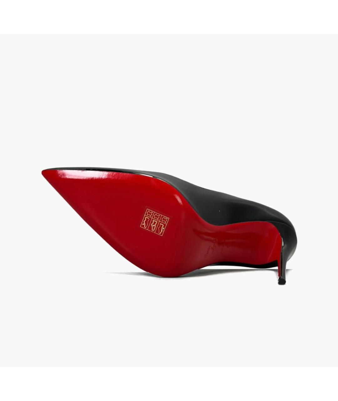CHRISTIAN LOUBOUTIN Черные туфли из лакированной кожи, фото 5