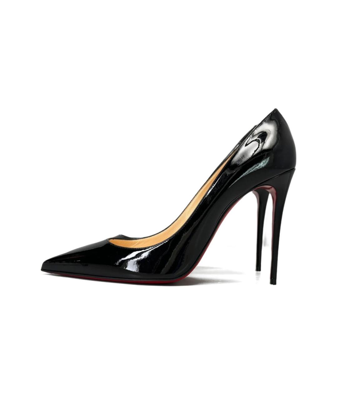 CHRISTIAN LOUBOUTIN Черные туфли из лакированной кожи, фото 7