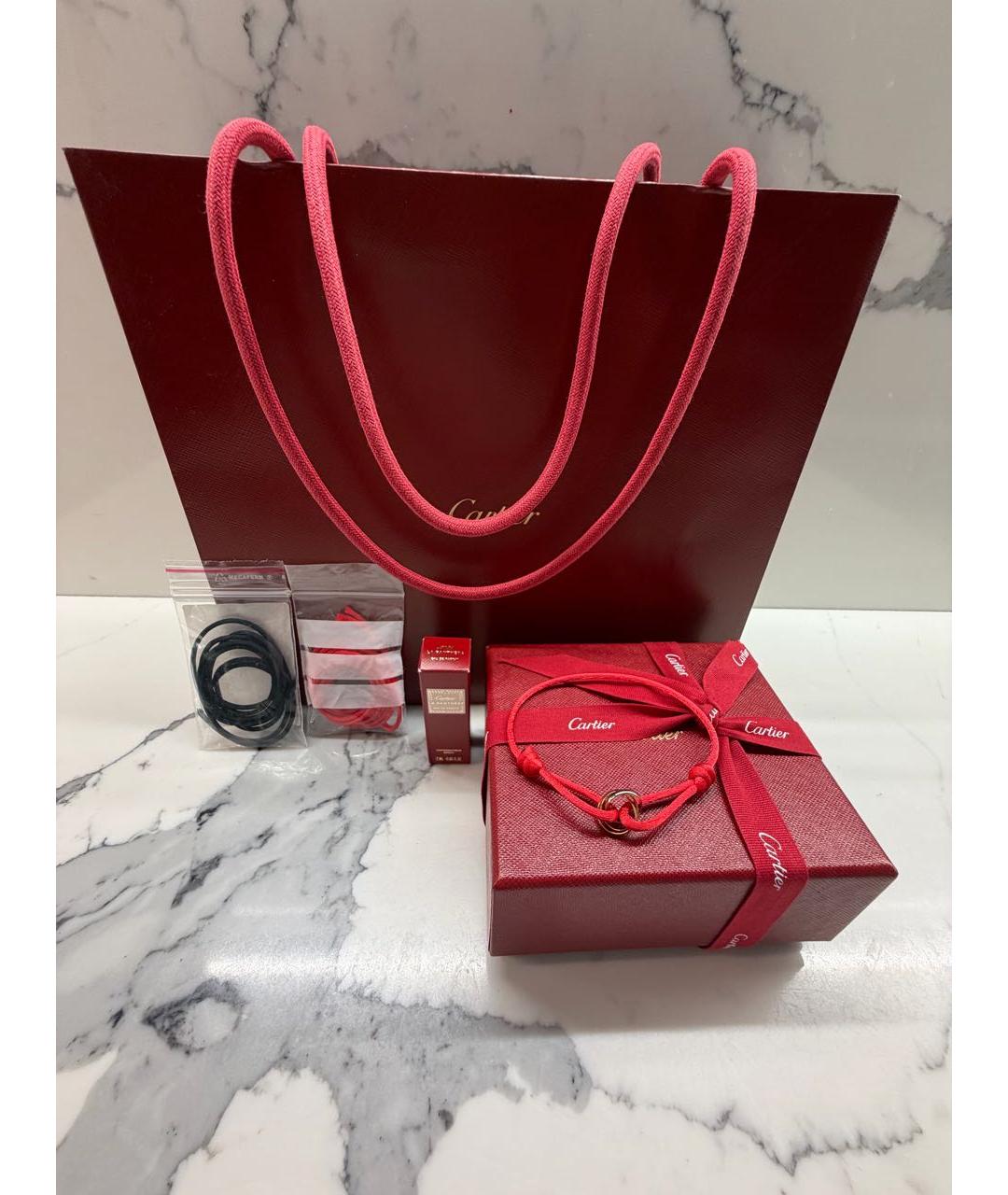 CARTIER Красный браслет из желтого золота, фото 5