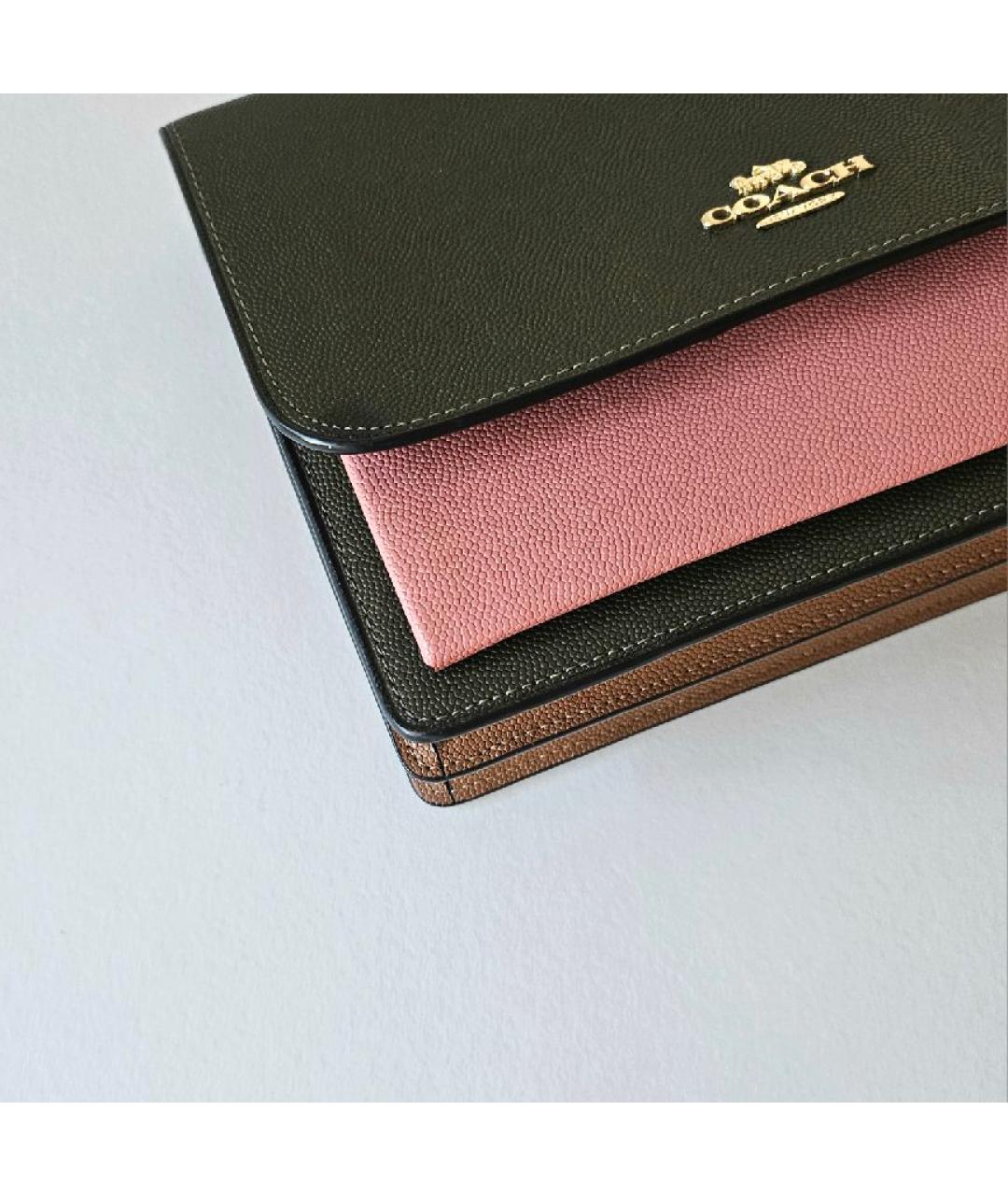 COACH Коричневая канва сумка через плечо, фото 5