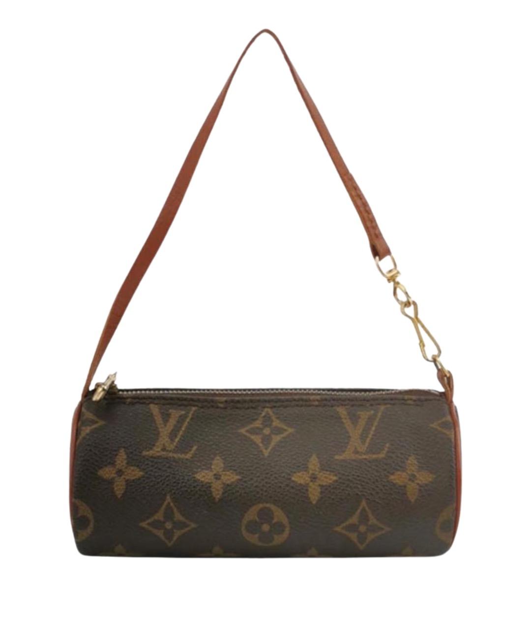LOUIS VUITTON Коричневая канва сумка с короткими ручками, фото 1