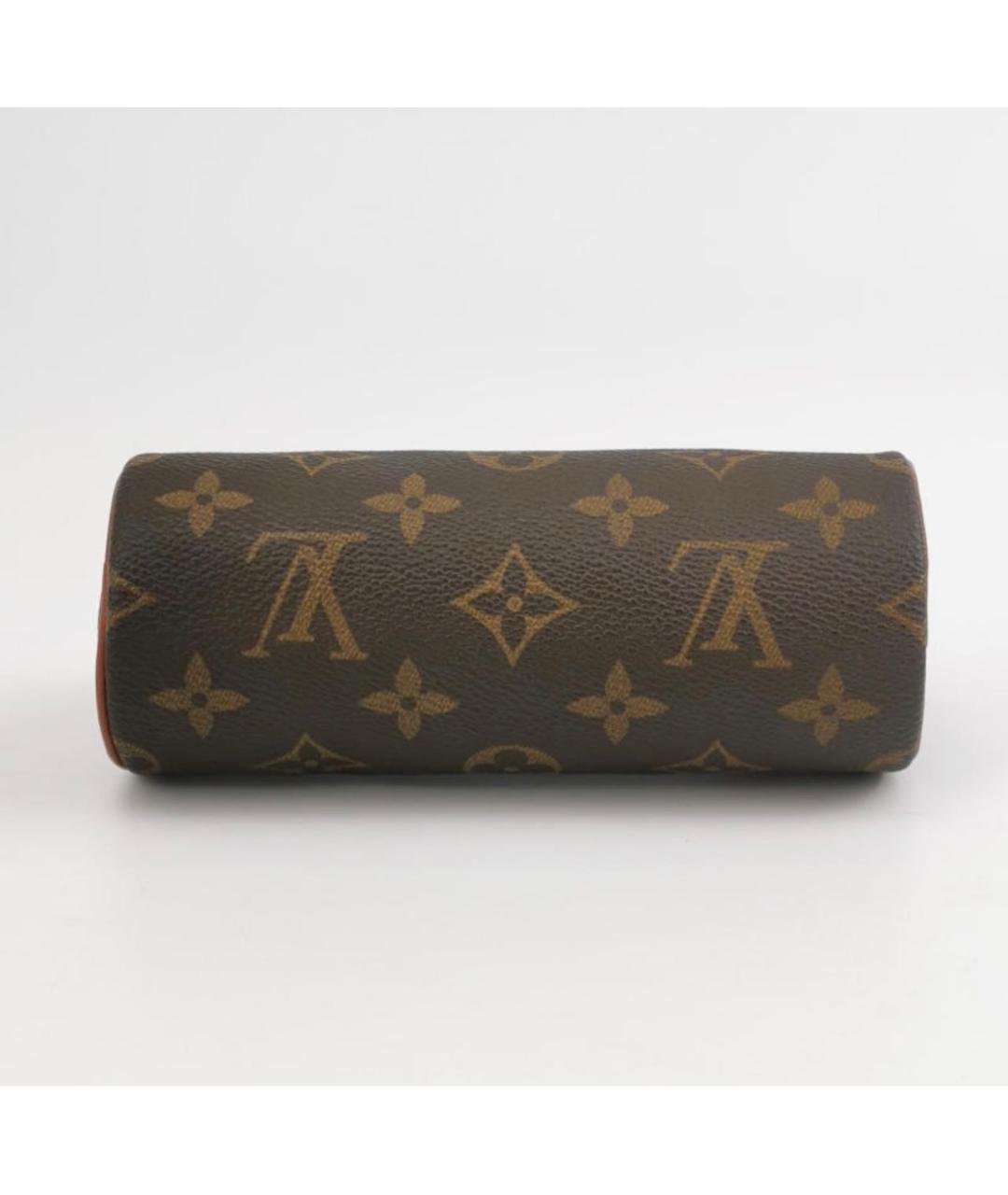 LOUIS VUITTON Коричневая канва сумка с короткими ручками, фото 2